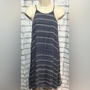 Anthropologie Cloth and Stone Navy Halter Dress Size Medium